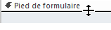 agrandir le pied de formulaire