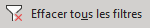 bouton efffacer tous les filtres