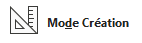 bouton mode création