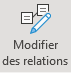 Bouton modifier des relations