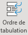 ordre des tabulations