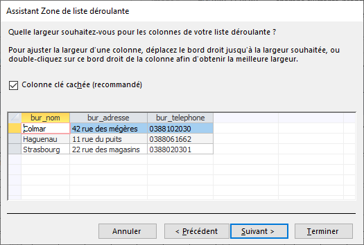 assistant zone de liste modifiable5