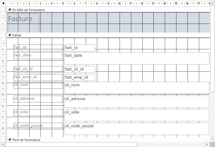 création formulaire facture1