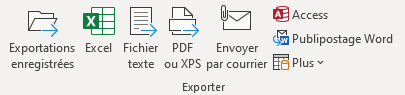 exporter table employés
