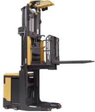 Préparateur de commandes à poste de conduite élevable