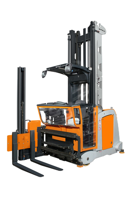 Chariot élévateur tri directionnel