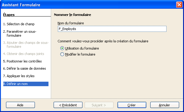 assistant formulaire8