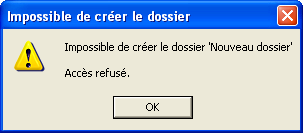 Accès refusé