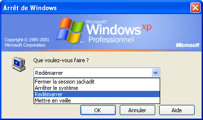 Redémarrer le système