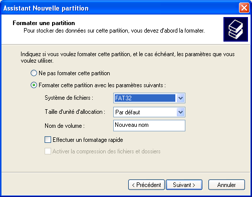 Assistant Nouvelle Partition 4