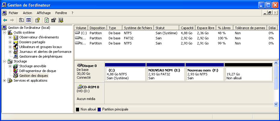Gestionnaire de disque 3