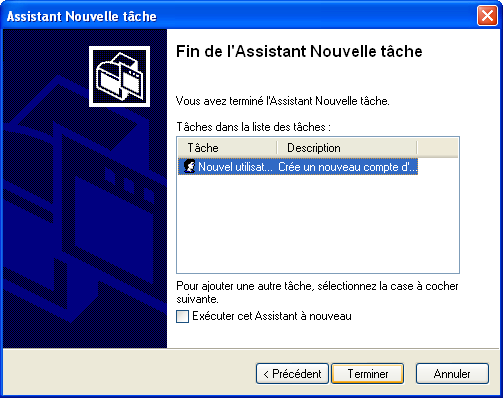 Assistant nouvelle tâche 10