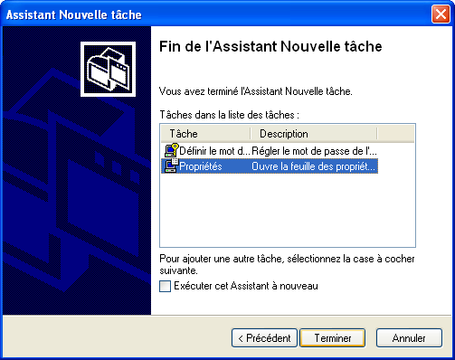 Assistant nouvelle tâche 15