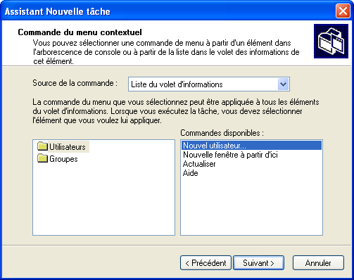 Assistant nouvelle tâche 7