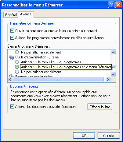 Outils d'administration 1