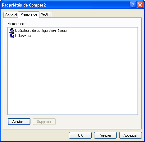 Ajouter un membre dans un groupe 6